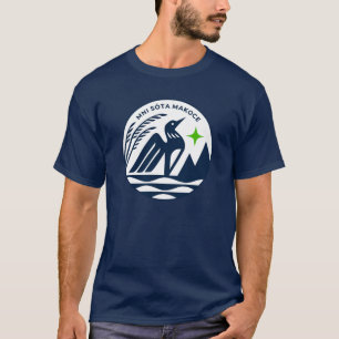Minnesota State Seal in Timberwolves Färg T Shirt