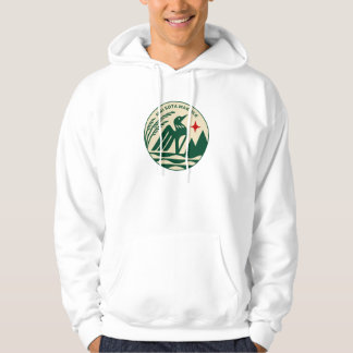 Minnesota State Seal in Vild Färg Hoodie