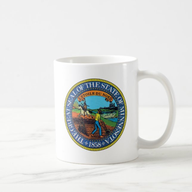 Minnesota State Seal Kaffemugg (Höger)