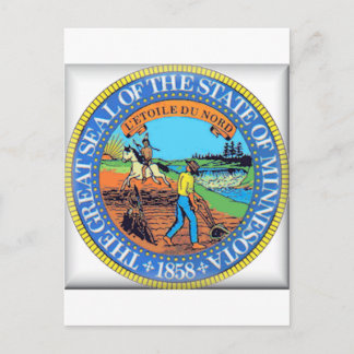 Minnesota State Seal Vykort