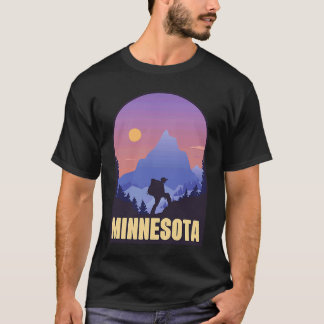 Minnesota State USA vandringsresa souvenir T Shirt