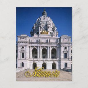 Minnesota-staten Huvudstad i Saint Paul Vykort