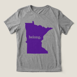 Minnesota-staten Karta Belong T Shirt