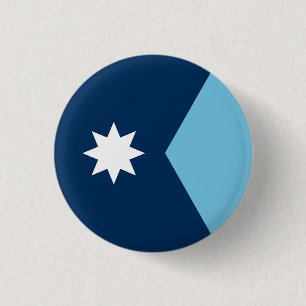 Minnesota-statens nya flagga (2023 års omdesign) knapp