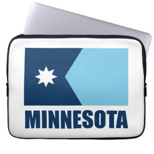 Minnesota-statens nya flagga laptop fodral