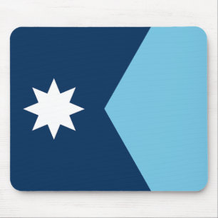 Minnesota-statens nya flagga musmatta