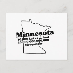 Minnesota statens slogan vykort