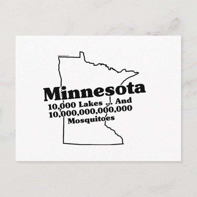 Minnesota statens slogan vykort (Framsida)