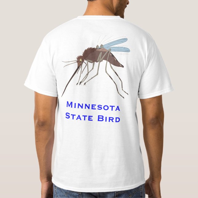 Minnesota statlig fågel tee shirt (Baksida)
