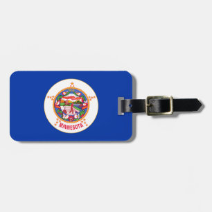 Minnesota statlig flagga bagagebricka