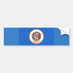 Minnesota Statlig flagga Design Bildekal