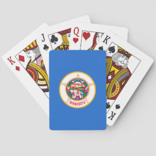Minnesota Statlig flagga Design Casinokort