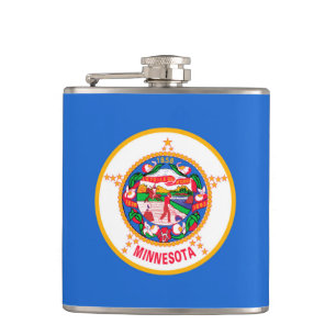 Minnesota Statlig flagga Design Fickplunta