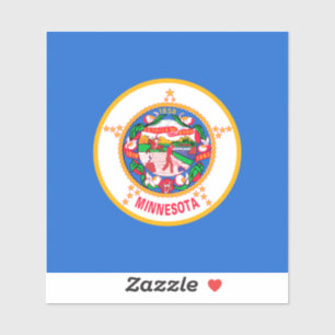 Minnesota Statlig flagga Design Klistermärken