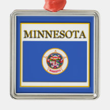 Minnesota Statlig flagga julprydnad