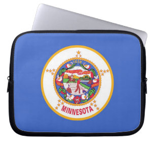 Minnesota Statlig flagga Laptop sleeve