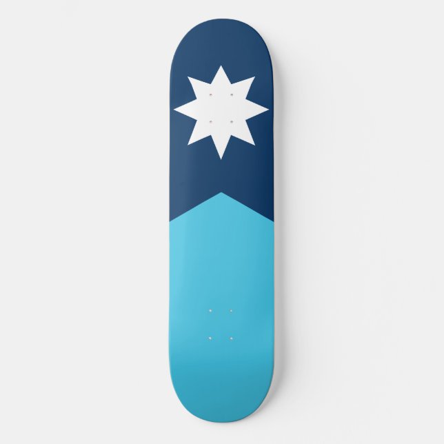 Minnesota Statlig flagga Mini Skateboard Bräda 18,5 Cm (Framsida)