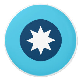 Minnesota Statlig flagga Roundel Knopp