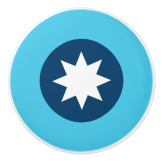 Minnesota Statlig flagga Roundel Knopp