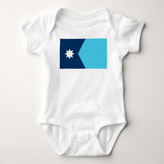 Minnesota Statlig flagga T Shirt (Framsida)
