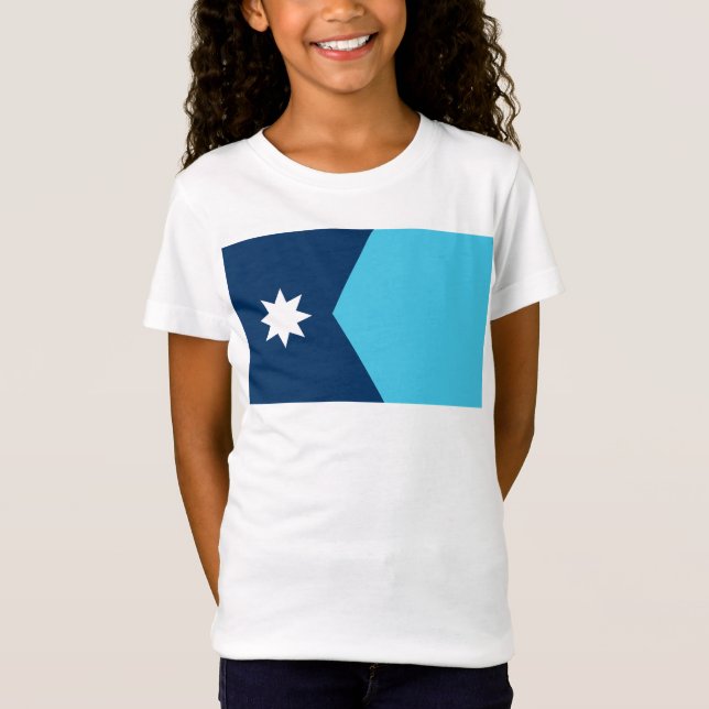 Minnesota Statlig flagga T Shirt (Framsida)
