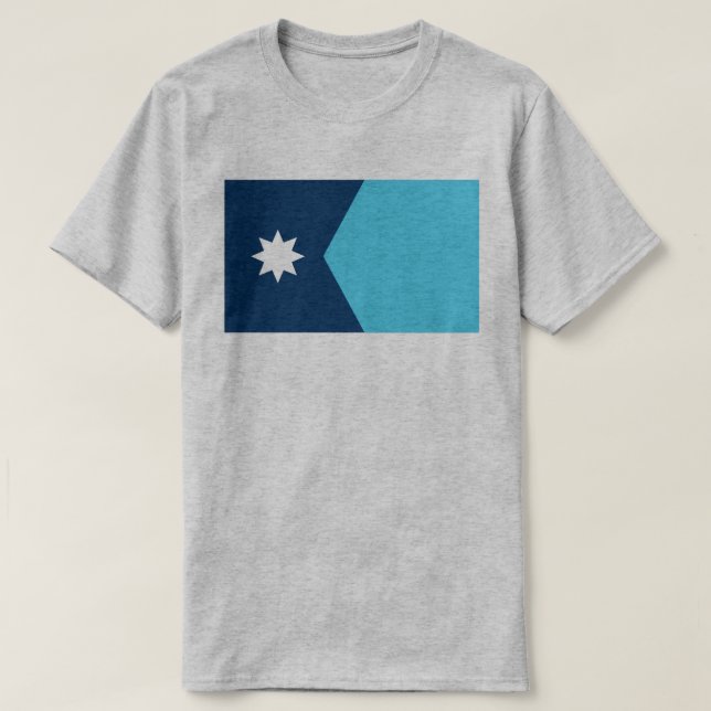 Minnesota Statlig flagga T Shirt (Design framsida)