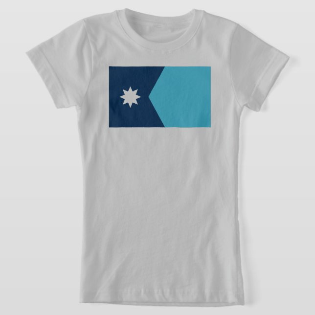 Minnesota Statlig flagga T Shirt (Laydown)