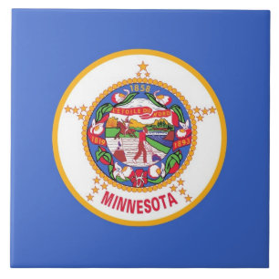 Minnesota Statlig flagga Tile Kakelplatta