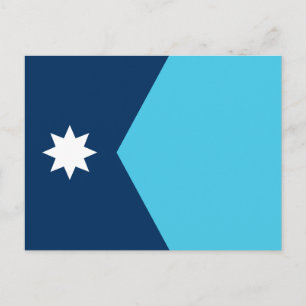 Minnesota Statlig flagga Vykort