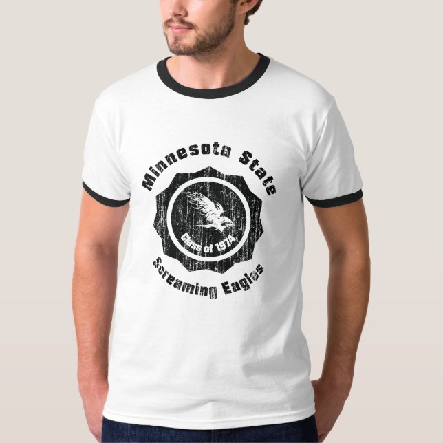 Minnesota statliga skrikiga örnar t-shirt (Framsida)