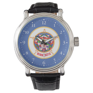 Minnesota statsflagga armbandsur