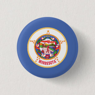 Minnesota statsflagga knapp