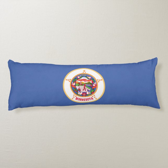 Minnesota statsflagga kroppskudde (Baksidan)