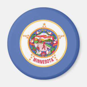 Minnesota statsflagga magnet