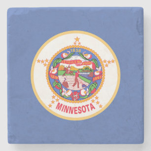 Minnesota statsflagga stenunderlägg