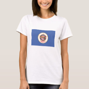 Minnesota statsflagga t shirt