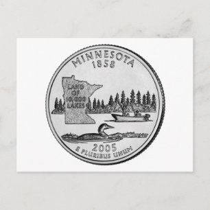 Minnesota-statskvartal Vykort