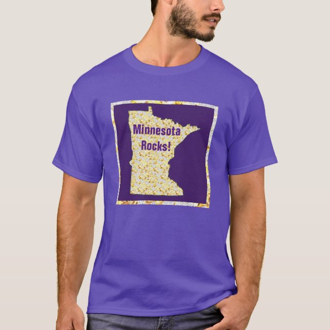 Minnesota Sten! T Shirt (Framsida)