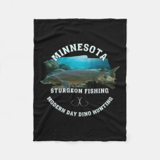 Minnesota Störfiske Modern Dinosaurjakt Fleecefilt