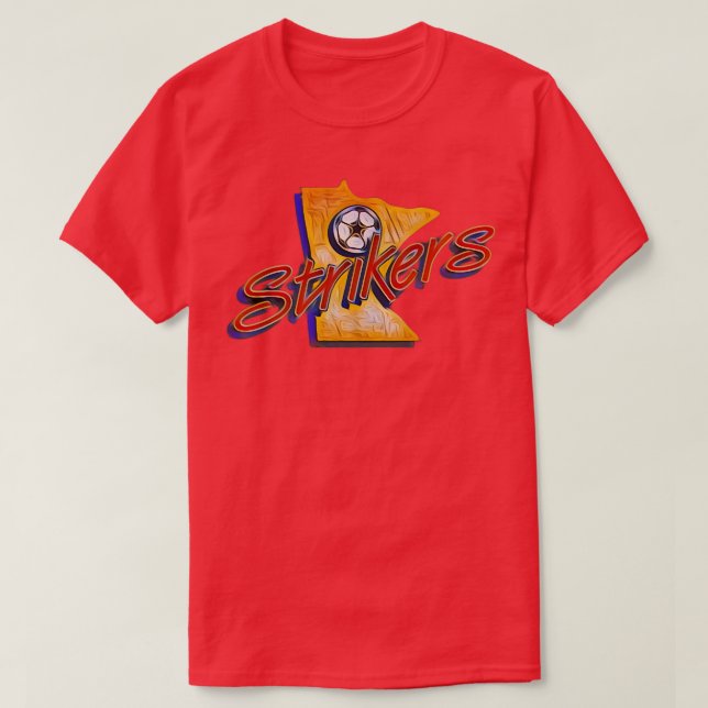Minnesota Strikers Soccer T Shirt (Design framsida)