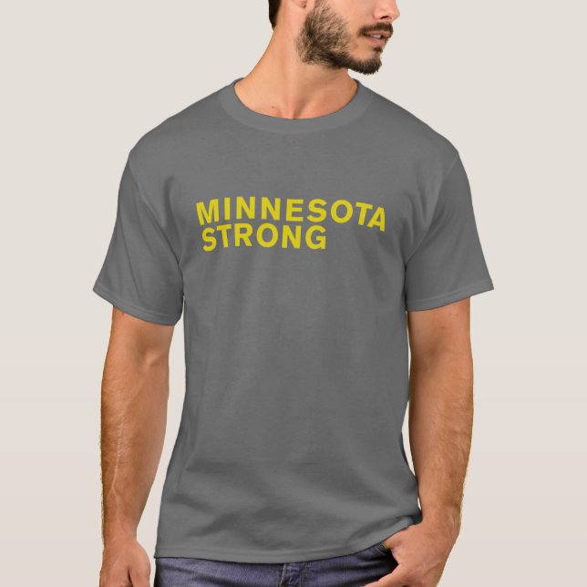 Minnesota Strong 1 T Shirt (Framsida)