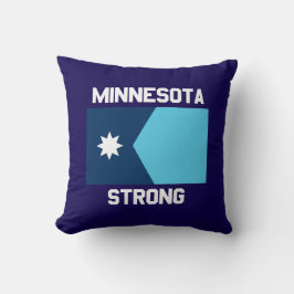 Minnesota Strong Throw Pillow Kudde