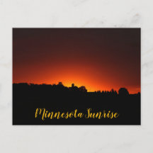 Minnesota Sunrise-vykort