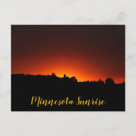 Minnesota Sunrise-vykort Vykort