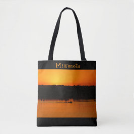 Minnesota Sunset-LadybSlipper Tote Tygkasse
