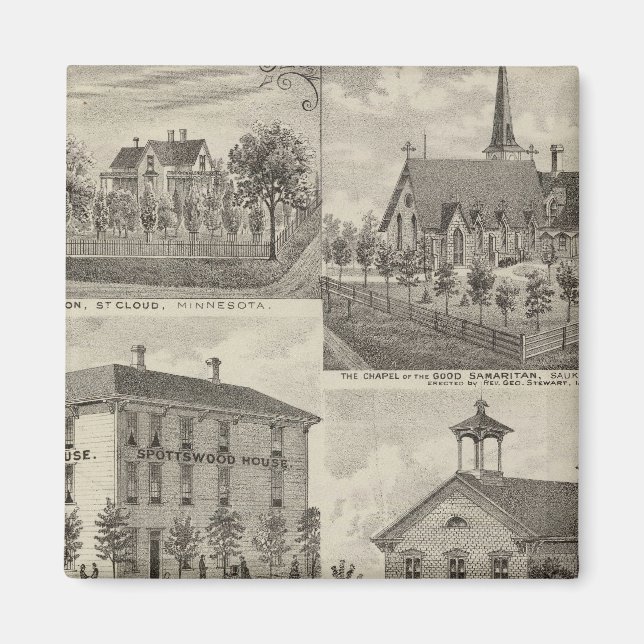 Minnesota Surroundings Magnet (Framsidan)