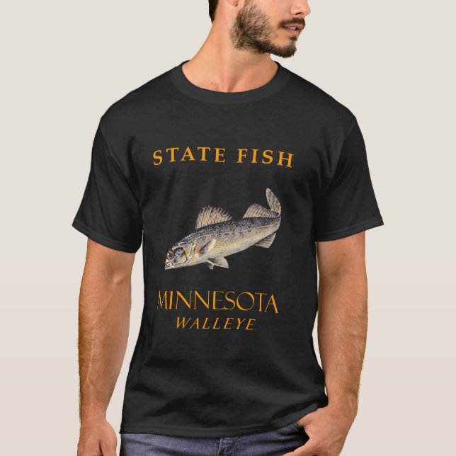 Minnesota Territory Fiska Gös T Shirt (Framsida)