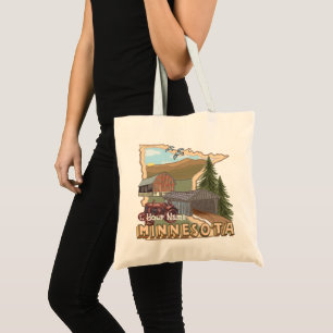Minnesota Tote Bag Tygkasse