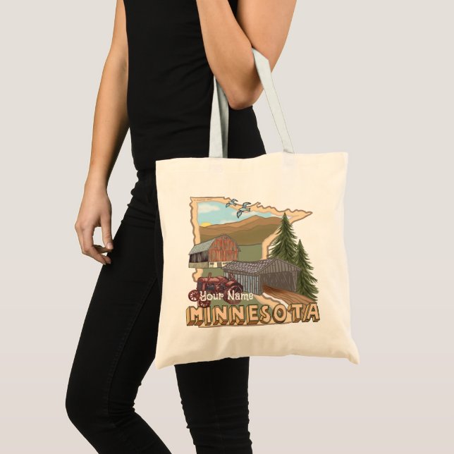 Minnesota Totebag Tygkasse (Framsida (produkt))