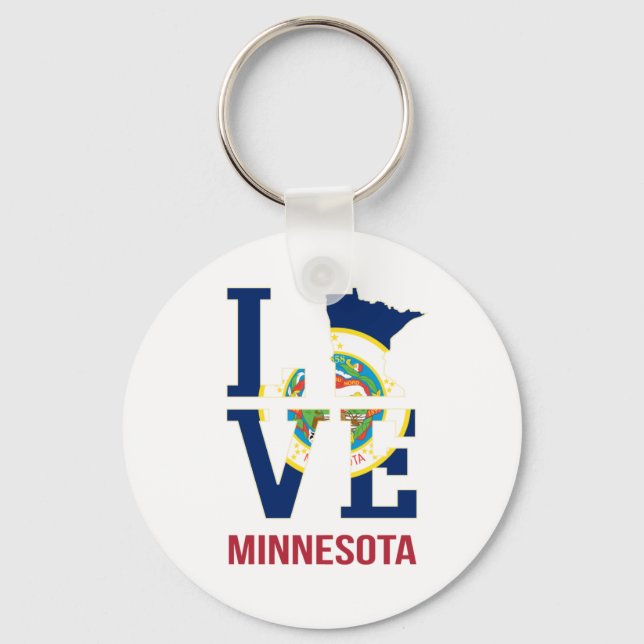 Minnesota, USA, Kärlek Nyckelring (Framsida)
